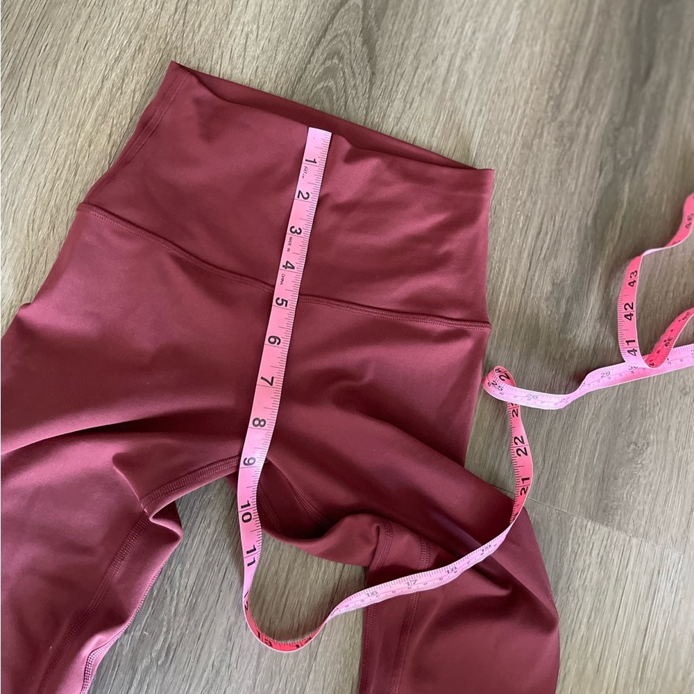 Lululemon Align maroon leggings - Picture 8 of 9